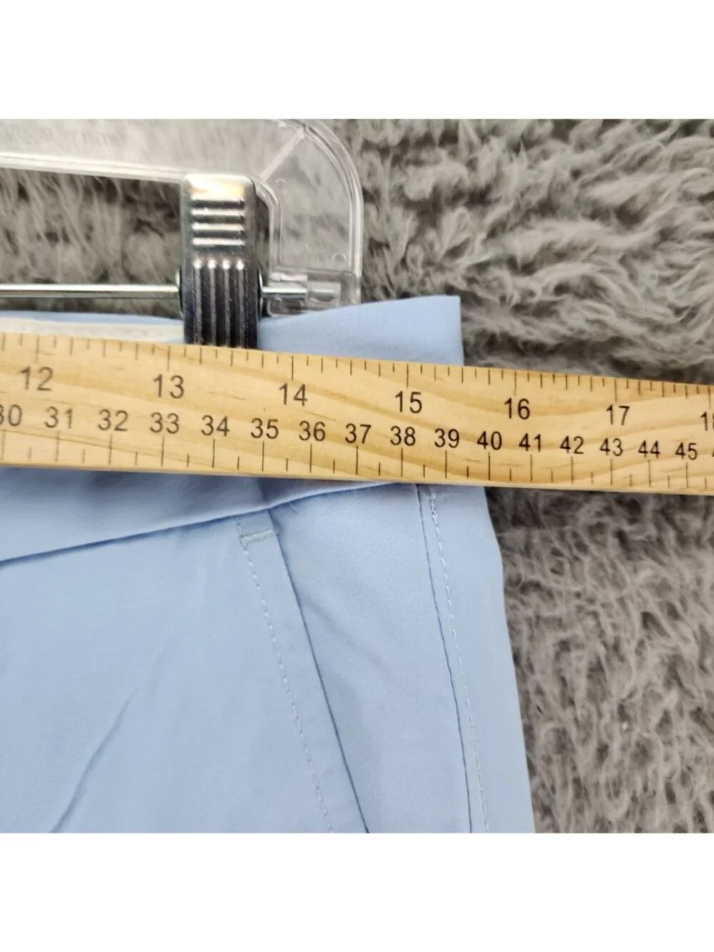 Ben Sherman Pants Mens 30x32 Light Blue Stretch Mid Rise Straight Chino *NWT*
